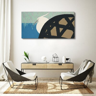 Tablou canvas Pasăre în peisaj