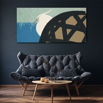 Tablou canvas Pasăre în peisaj