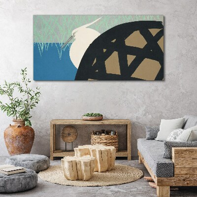 Tablou canvas Pasăre în peisaj