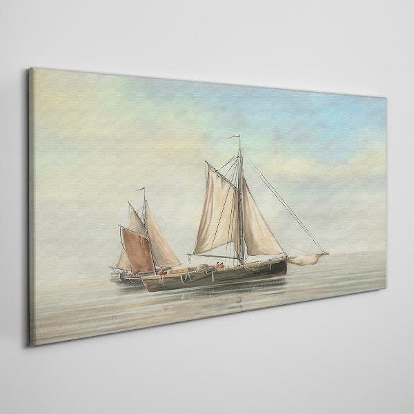 Tablou canvas O dimineață liniștită pe apă