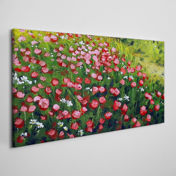 Tablou canvas O poiană plină de maci