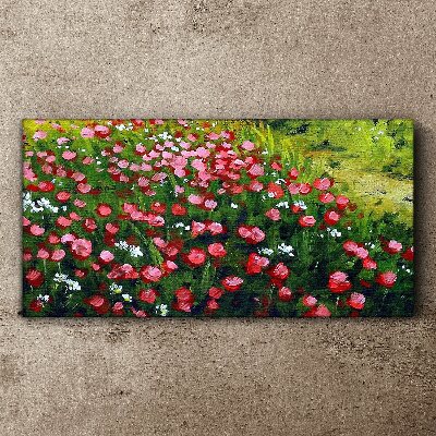Tablou canvas câmp de flori natura
