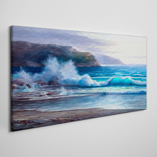 Tablou canvas Valuri calme ale oceanului