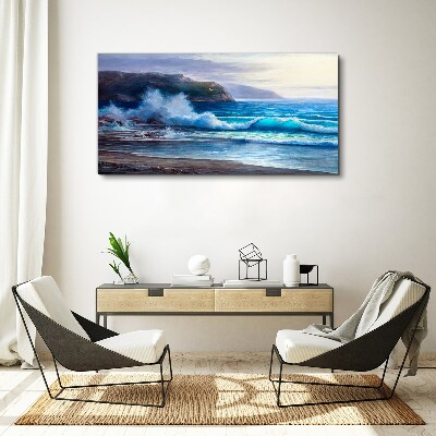 Tablou canvas Valuri calme ale oceanului