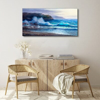 Tablou canvas Valuri calme ale oceanului