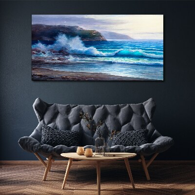 Tablou canvas coasta valurilor oceanului