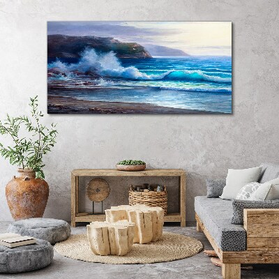 Tablou canvas Valuri calme ale oceanului