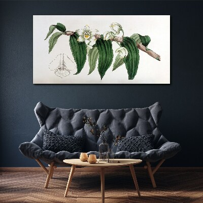 Tablou canvas Aranjament floral cu frunze