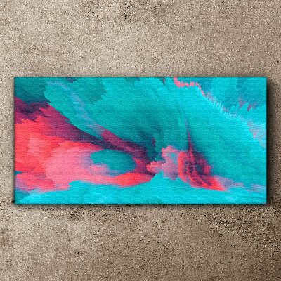 Tablou canvas Valuri abstracte turcoaz