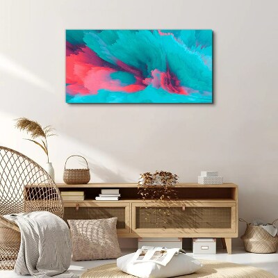Tablou canvas Valuri abstracte turcoaz