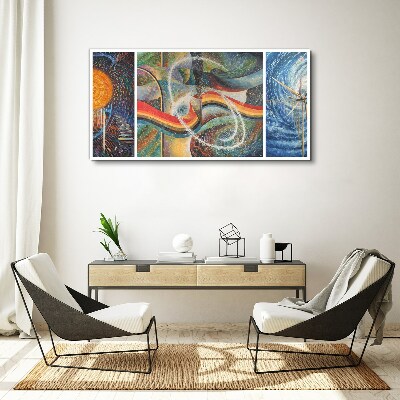 Tablou canvas Mișcarea și armonia culorilor