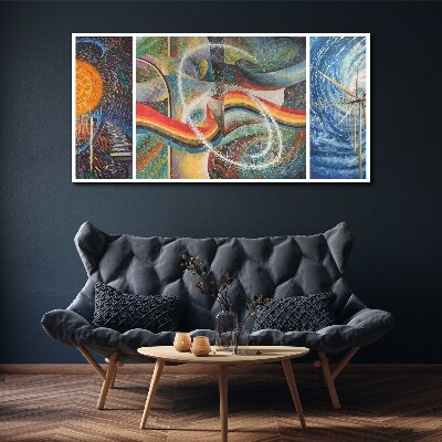 Tablou canvas Mișcarea și armonia culorilor