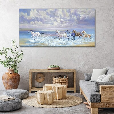 Tablou canvas Pictură coasta cailor