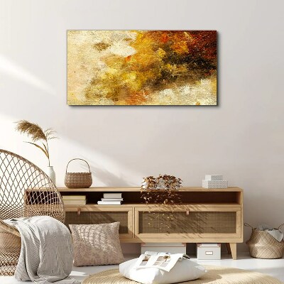 Tablou canvas Reflecții aurii în abstracție