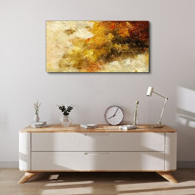 Tablou canvas Reflecții aurii în abstracție