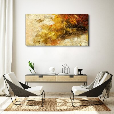 Tablou canvas Reflecții aurii în abstracție