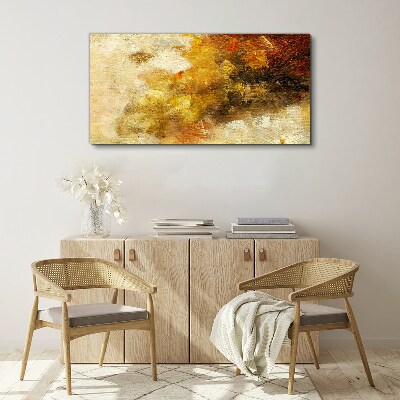 Tablou canvas Reflecții aurii în abstracție