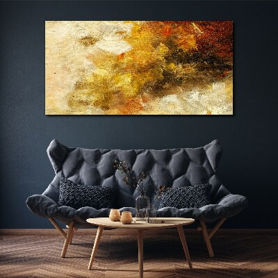 Tablou canvas Reflecții aurii în abstracție