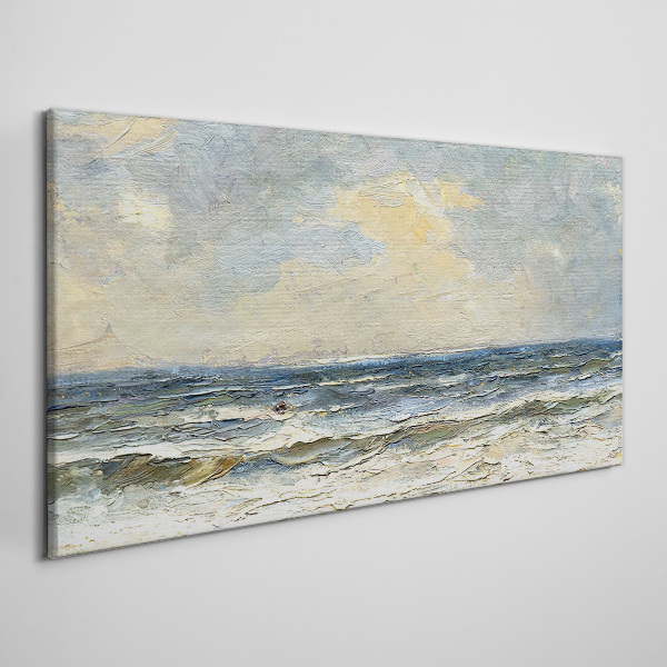 Tablou canvas Marea calmă într-o zi de vară