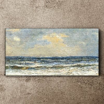 Tablou canvas Marea calmă într-o zi de vară