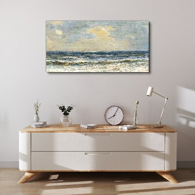 Tablou canvas Marea calmă într-o zi de vară