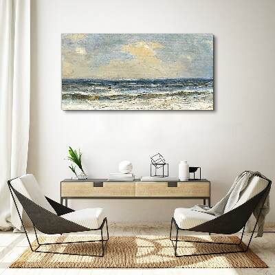 Tablou canvas Marea calmă într-o zi de vară