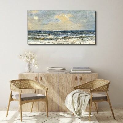 Tablou canvas Marea calmă într-o zi de vară