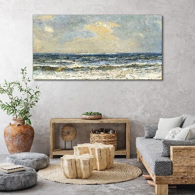 Tablou canvas Marea calmă într-o zi de vară