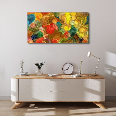 Tablou canvas Compoziție de fructe colorate