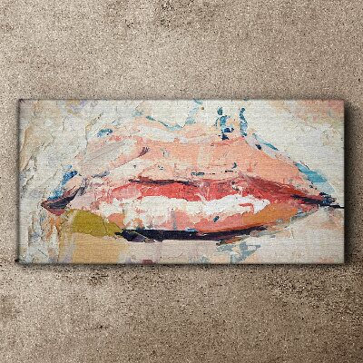 Tablou canvas Buze delicate în nuanțe pastelate