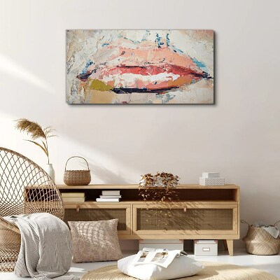 Tablou canvas Buze delicate în nuanțe pastelate