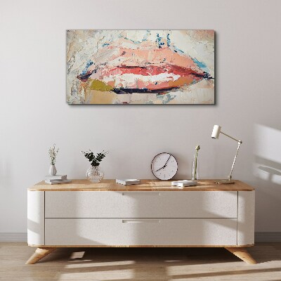 Tablou canvas Buze delicate în nuanțe pastelate