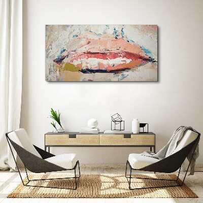 Tablou canvas Buze delicate în nuanțe pastelate