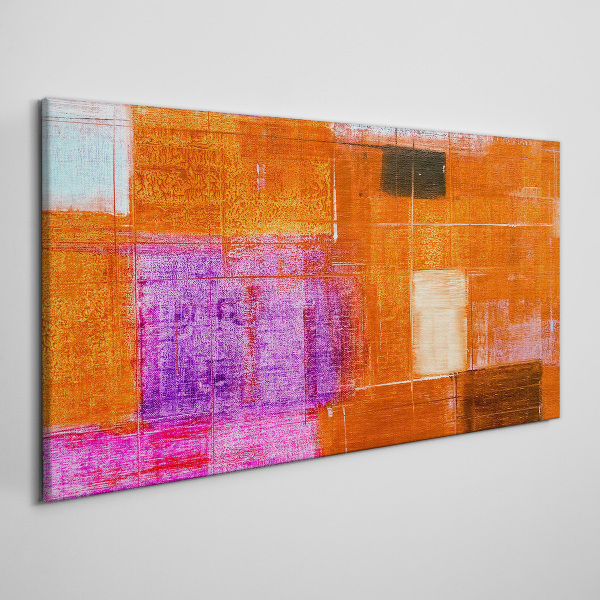 Tablou canvas Abstracții colorate în nuanțe calde