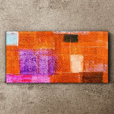 Tablou canvas Abstracții colorate în nuanțe calde