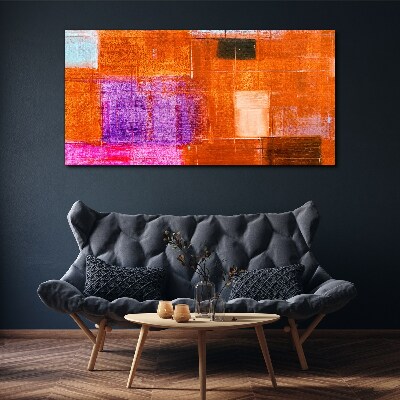 Tablou canvas Abstracții colorate în nuanțe calde