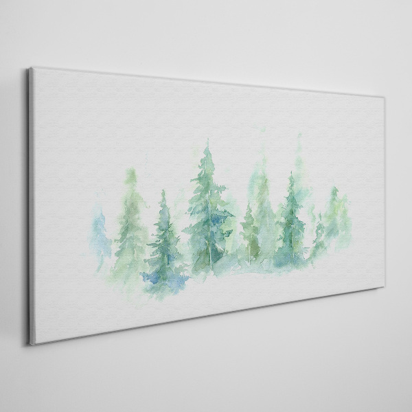 Tablou canvas Ceață verde de pădure