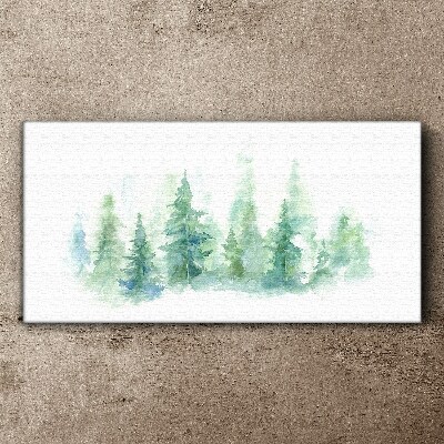 Tablou canvas Ceață verde de pădure