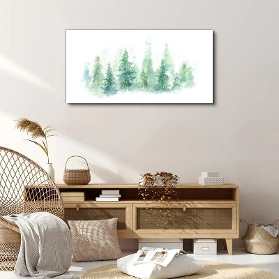 Tablou canvas Ceață verde de pădure