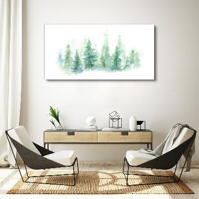 Tablou canvas Ceață verde de pădure