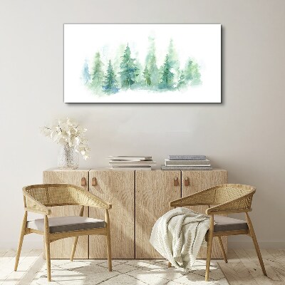 Tablou canvas Ceață verde de pădure