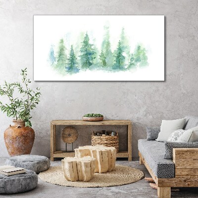 Tablou canvas Ceață verde de pădure