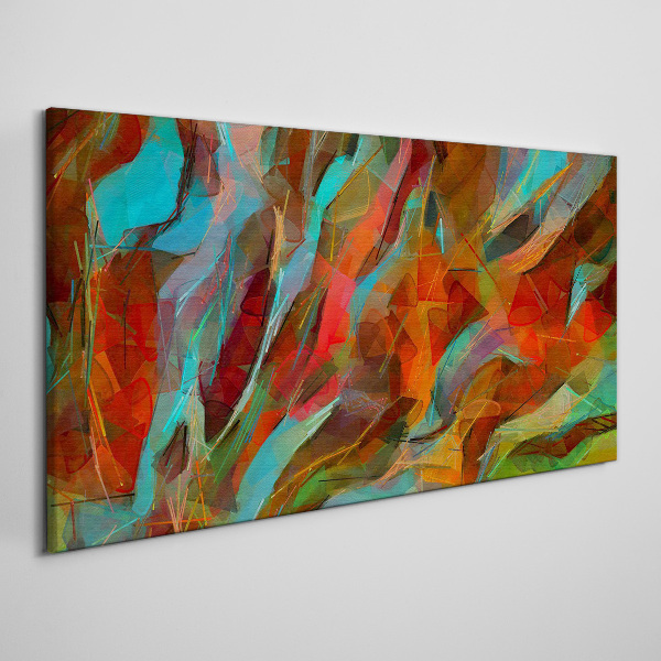 Tablou canvas Culorile naturii în abstracție