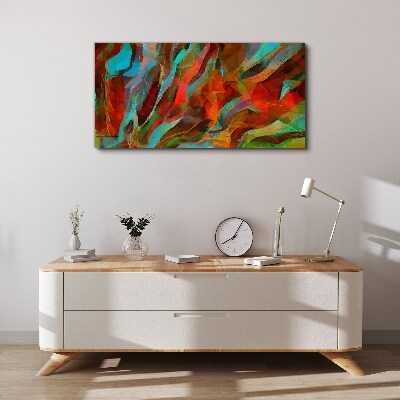 Tablou canvas Culorile naturii în abstracție