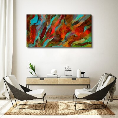 Tablou canvas Culorile naturii în abstracție