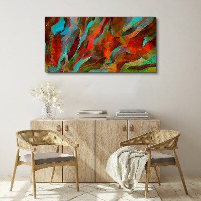Tablou canvas Culorile naturii în abstracție