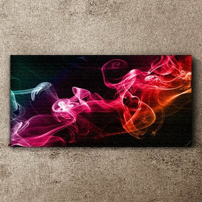 Tablou canvas Valuri de ceață colorată