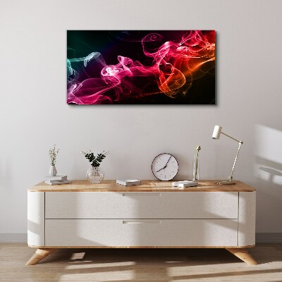 Tablou canvas Valuri de ceață colorată