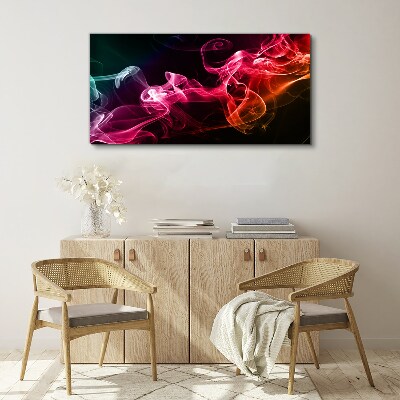 Tablou canvas Valuri de ceață colorată