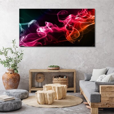 Tablou canvas Valuri de ceață colorată